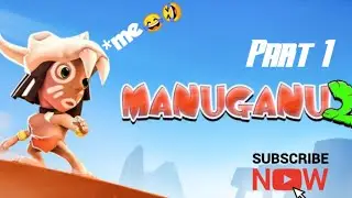 New parkour game Manuganu 2😂🤣 part 1 funny game /like/share/subscribe