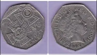 UK 2006 VC Victoria Cross 50 Pence Coin VALUE?