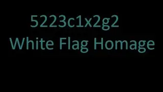 5223c1x2g2 White Flag Homage