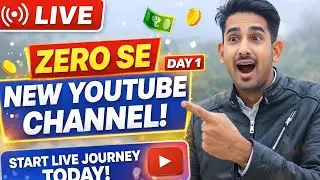 Zero Se Monetize &ndash; Live YouTube Journey |lumbini people | Day 1