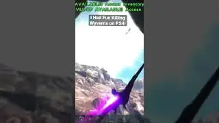 Killing Wyverns On PS4 was Fun! 🥳#shorts