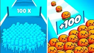 Counter Master vs Food Run 🍔⚡ Fun Mobile Game Showdown