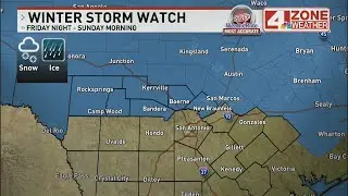 Extreme Cold Watch in effect from Saturday evening through Monday morning for South Central Texas