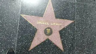 Daniel Craig Hollywood Walk of Fame Star Hollywood Blvd Los Angeles California USA June 2022 007