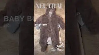 Neutral baby clothes #shorts #pregnancy #family #babyclothes