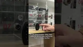 What's the difference between these two electronic keys#factory #passivelock #locksystem #smartlock