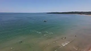 Soaring Above Kavatsite Beach: Aerial Views & Hotel Saint Nikola Tour in Sozopol