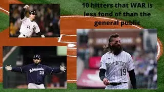 10 hitters in recent MLB history that Baseball Reference WAR is less fond of than the general public
