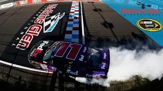 Relive Hamlin's epic burnout after first road-course win