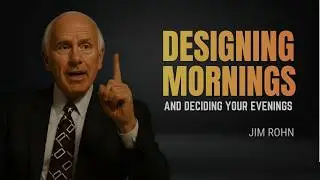 Designing Mornings Deciding Evenings - Jim Rohn Motivation