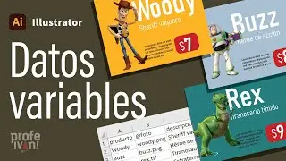 C&oacute;mo trabajar con datos variables (data-merge) en illustrator
