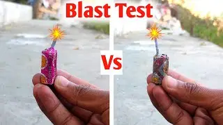 tower's mini bullet bomb vs atom mini bullet bomb blast test 💣