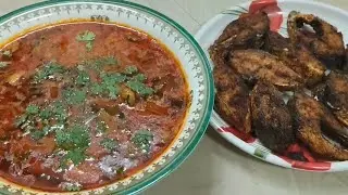 Tasty fish curry and fish fry 😋 very tasty by mazedar recipes ♥️