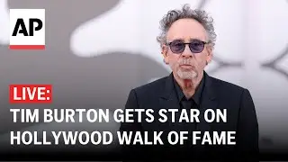 LIVE: Tim Burton honored with star on Hollywood Walk of Fame