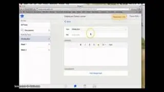 Creating your first iTunesU course