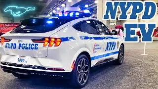 Электромобиль полиции Нью-Йорка! Mustang Mach E (Автосалон в Нью-Йорке 2022)