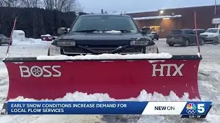 Early winter conditions causing increased demand for local contractors in Vermont