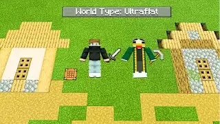 Minecraft, but the World is ULTRA FLAT!