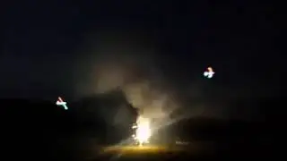 Nachtflugshow von Heiko Bergmann und Kevin Kirz