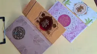 Invitation card reuse ideas | wedding card craft | pelli card reuse ideas | stationary organizer