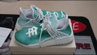 Распаковка кроссовок Adidas Pharrell NMD HU China Pack Youth