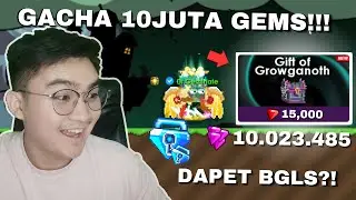 GACHA 10 JUTA GEMS!! DAPAT BGLS DI HALLOWEEN?! | Growtopia Halloween 2024 Profit