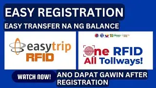 One RFID registration #easytrip  #autosweep  #hoobasics