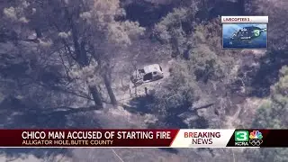 Man started Park Fire in Butte County with burning car, officials say
