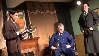 BURNABY VILLAGE SHERLOCK HOLMES CHRISTMAS GOOSE