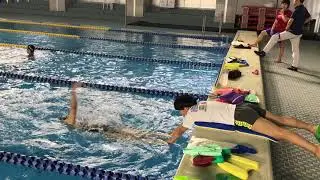 Swim sprint! Human Resist plus 10m sp! #AETVLOG