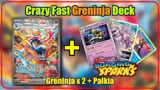 CRAZY FAST Greninja ex deck!!! (PTCG LIVE)