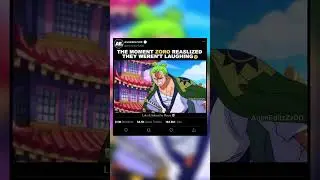 The Moment Zoro Realized They weren't Laughing🥺- EDIT | #onepiece #shorts #luffy #zoro