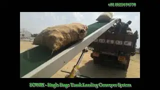 Single Stage Truck Loading Conveyor System | Sowbi Automation | Manufacturers & Exporters