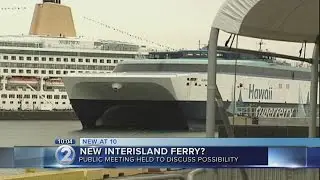 Discussion about another interisland ferry service