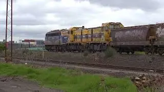 Locomotives B76+T386+T381 UP SSR GRAIN