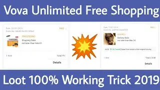 Vova 100% Working Unlimited Trick ! Get Unlimited Free Shopping From Vova App ! Live Proof