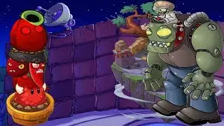 Plants vs Zombies Hack - 1 Explode-o-nut vs Dr. Zomboss