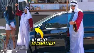 FINJO ser &Aacute;RABE MILLONARIO y LIGO a CHICA LINDA &ndash; LA CONVENC&Iacute; con CAMELLOS | Rodolfo Villanueva