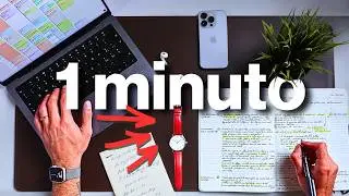 4 Abitudini da 1 MINUTO con cui risparmio 20 ORE a settimana