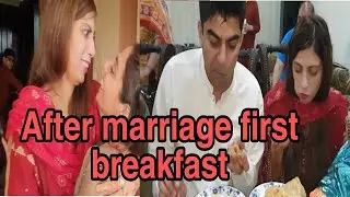 Kitchen with Amna After wedding First breakfast || shadi k bad Amna ka first morning Nashta