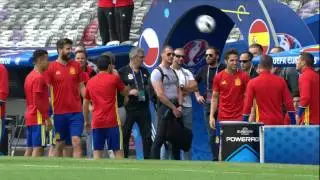 Spain training at the Stadium de Toulouse - 12.06