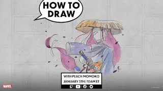 How to Draw Psylocke w/ Peach Momoko! | Marvel Live
