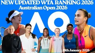 UPDATED 2026 WTA RANKING: AUSTRALIAN OPEN 2026, Coco Gauff drops and Amanda Tops 3.