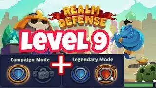 Realm Defense Level 9 Campaign And Legendary With Local Heroes
