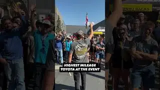 Highest Mileage Toyota Award