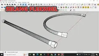 Создание гибкого шланга в Sketchup
