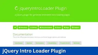 18. jQuery Plugin Tutorial | Create Preloader & Intro Loader | Learn with Gsarwar