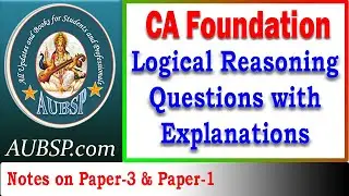 CA Foundation Notes on Company Accounts | Number Series, Coding and decoding