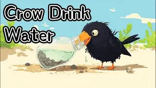 Crow Drinks Water | Cartoons For Kids | Baby story | Story for kids