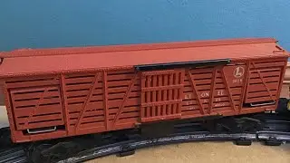 Unboxing Lionel Postwar 3656 Operating Cattle Car